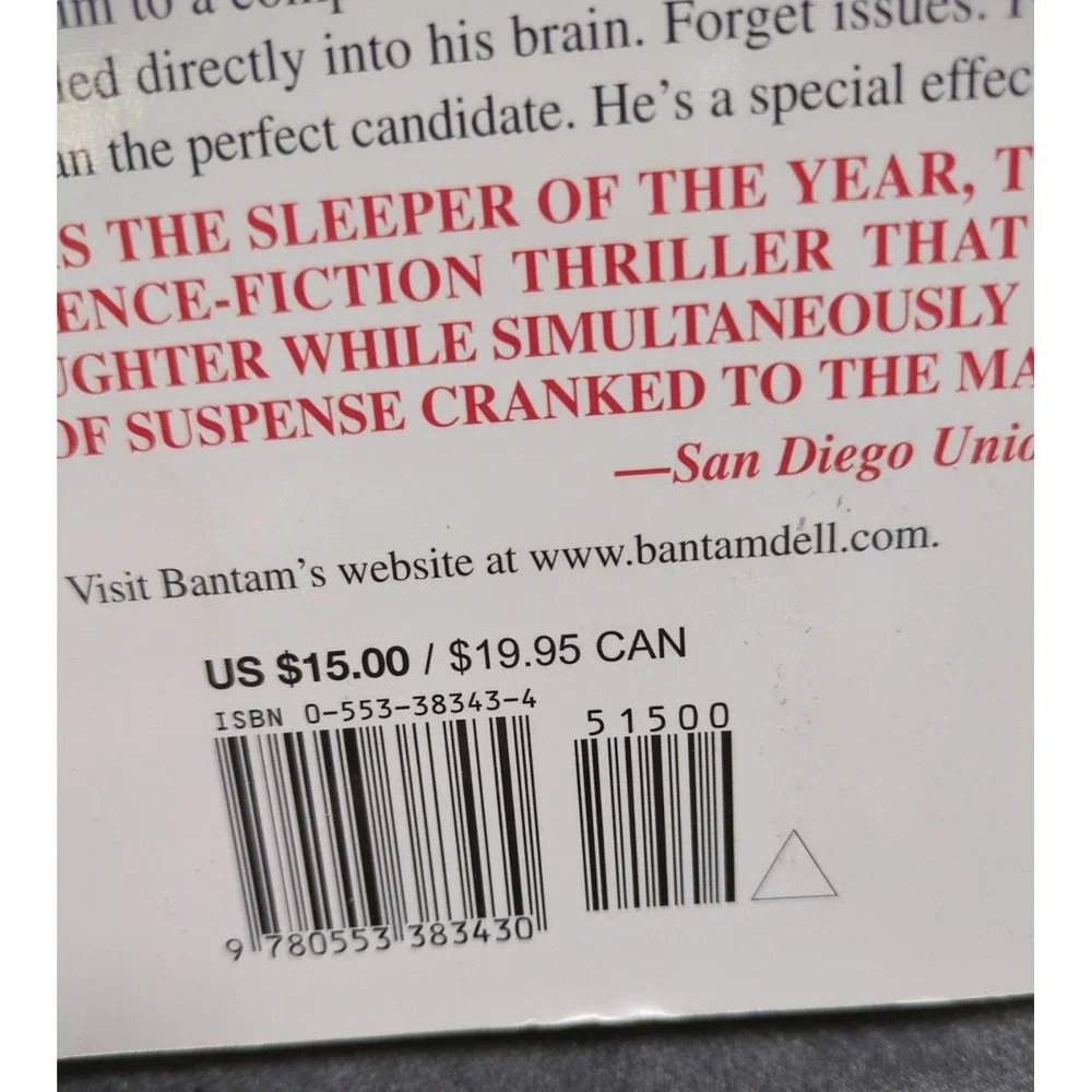 Interface Neal Stephenson J. Frederick‎ George Bantam Spectra Trade PB June 2005